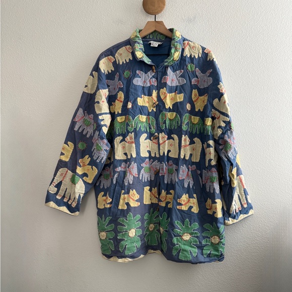 April Cornell Jackets & Blazers - Vintage April Cornell for Cornell Trading Animal Appliqué Jacket